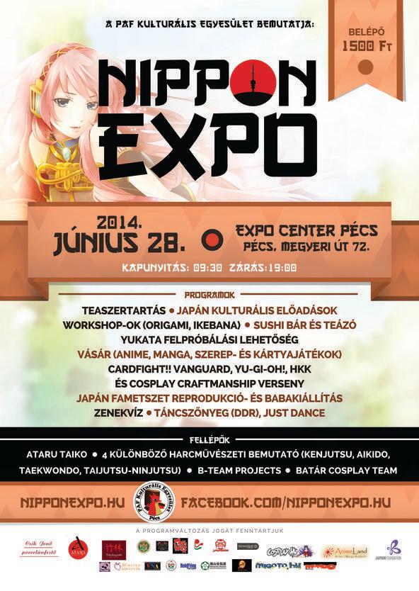 Nippon Expo - 2014. június 28 - EXPO Center Pécs